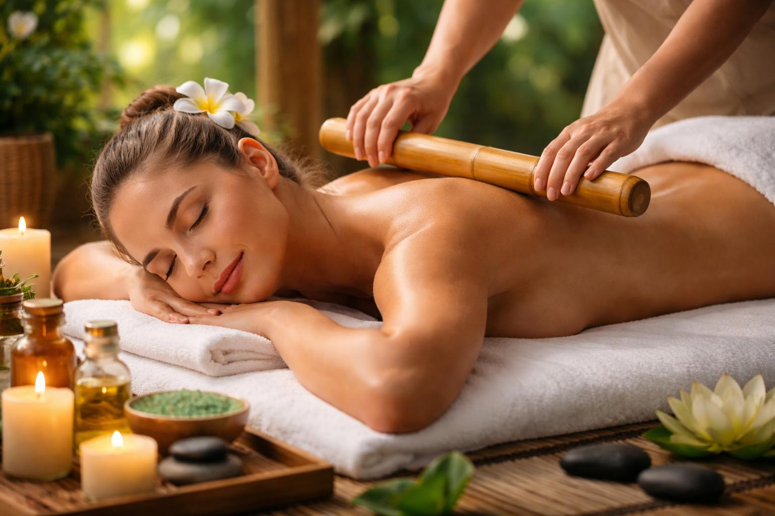 bamboe massage